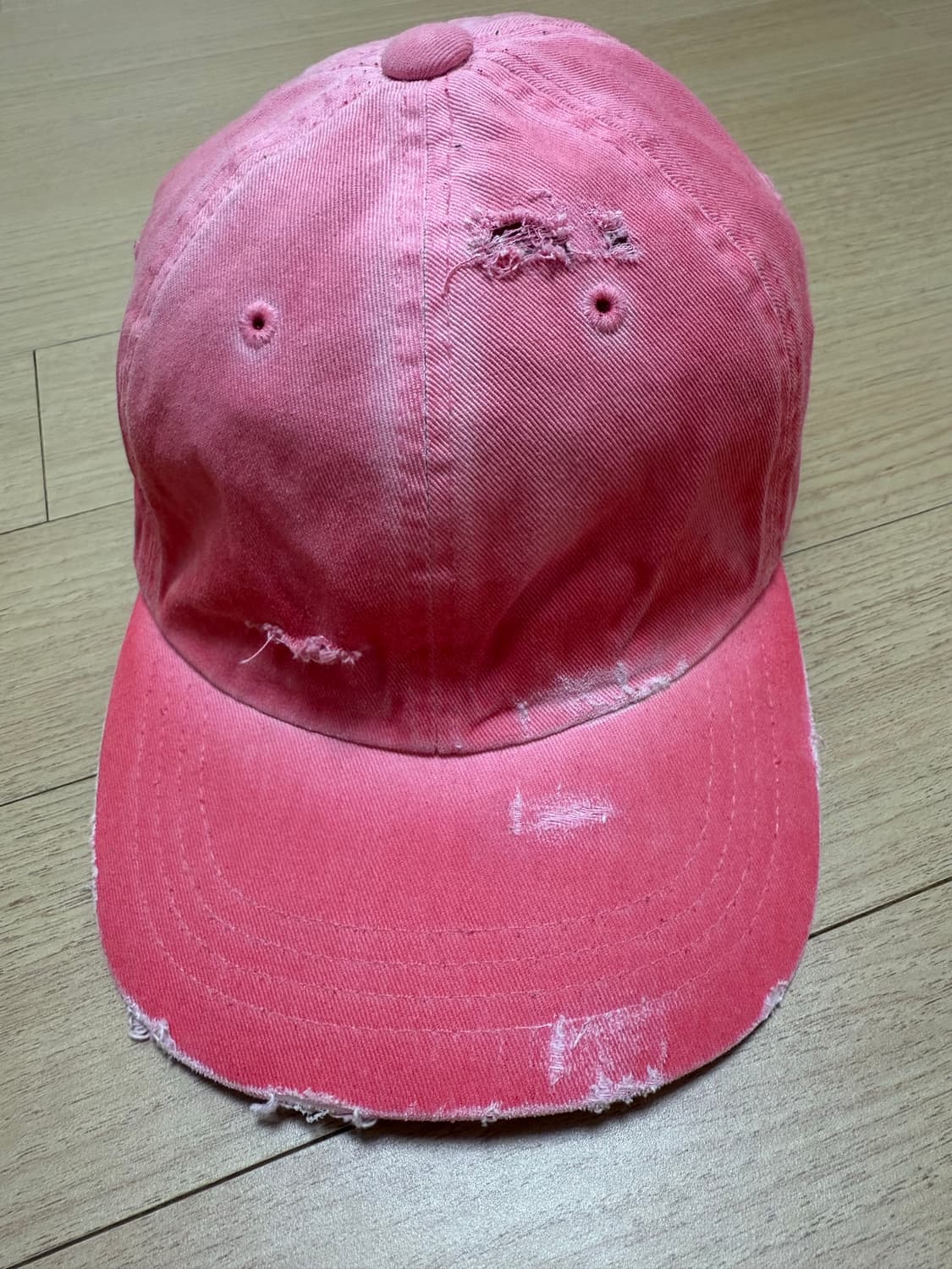 밀리티지 디스트레스드 볼캡 상품이미지1