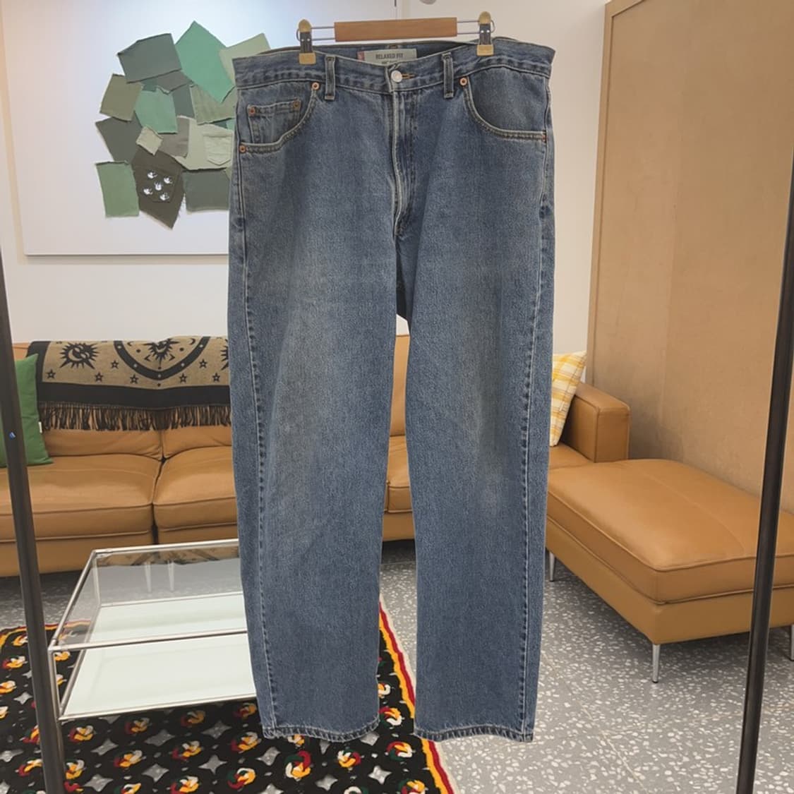 리바이스 550 빈티지 90's 와이드 데님팬츠 36인치 C06637 상품이미지3