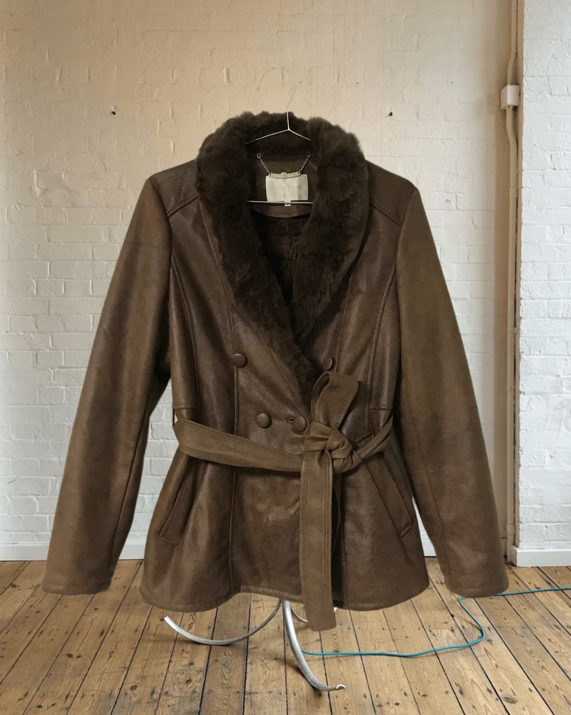 vintage button fur jacket 상품이미지9