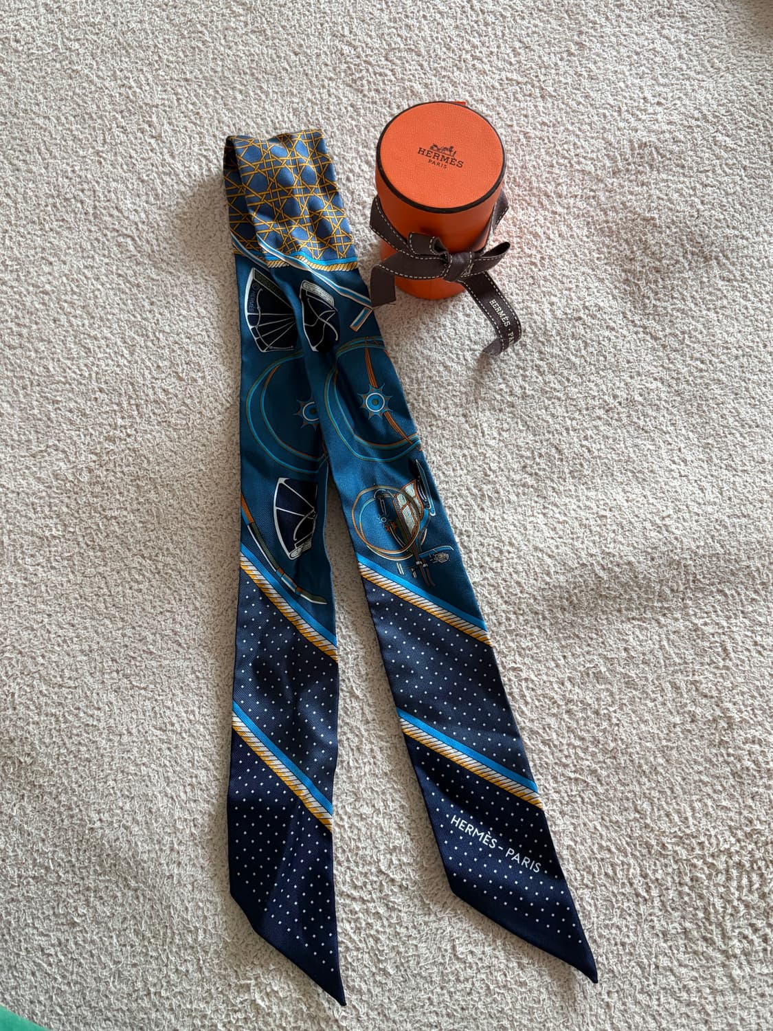 에르메스 트윌리 스카프 블루 상품이미지1