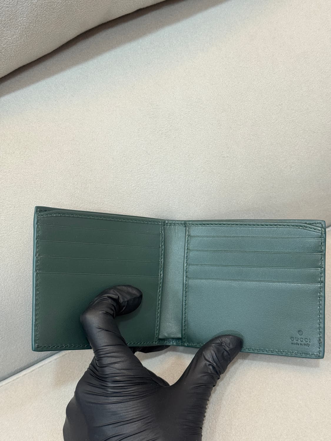 새상품급 구찌 수프림 GG 반지갑  상품이미지2