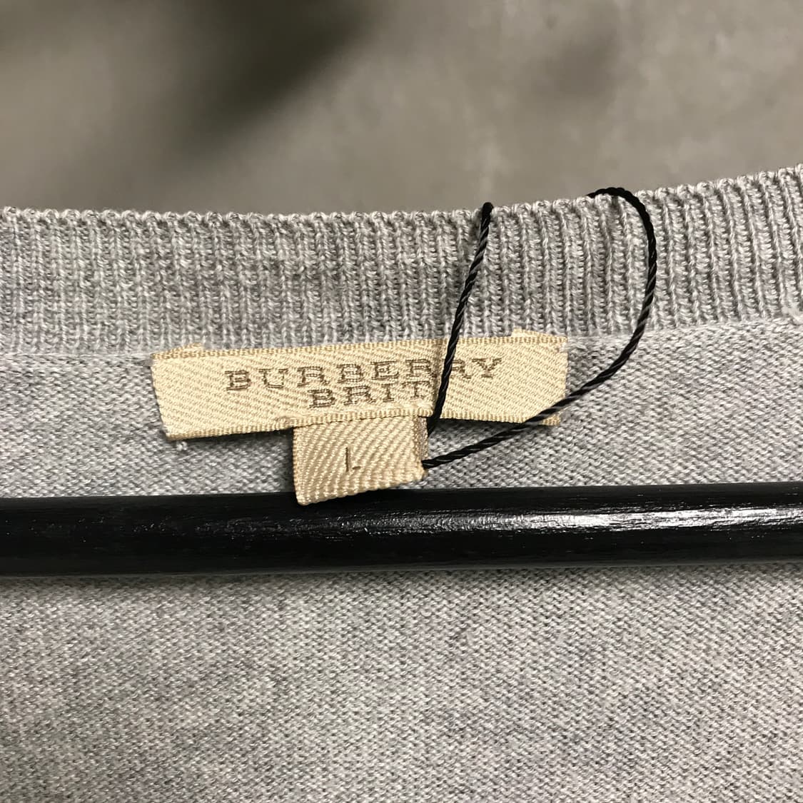 버버리 브릿 가디건 그레이 L 상품이미지5