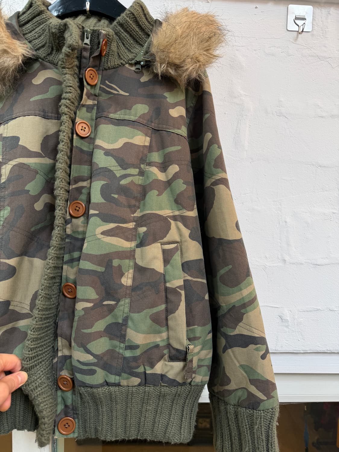 LindSTORM 카키 카모플라쥬 우드랜드 후디자켓 3L 상품이미지2