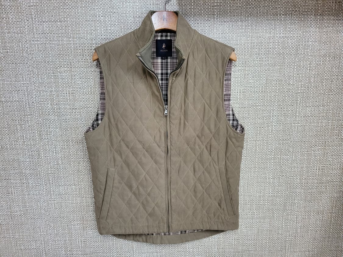 95사이즈 올젠 누빔 조끼 베스트 웨스턴 아메카지  상품이미지1
