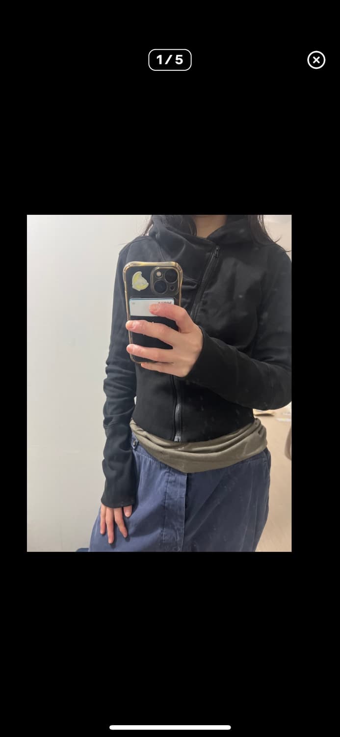 EE 후드집업 블랙 m사이즈 상품이미지1