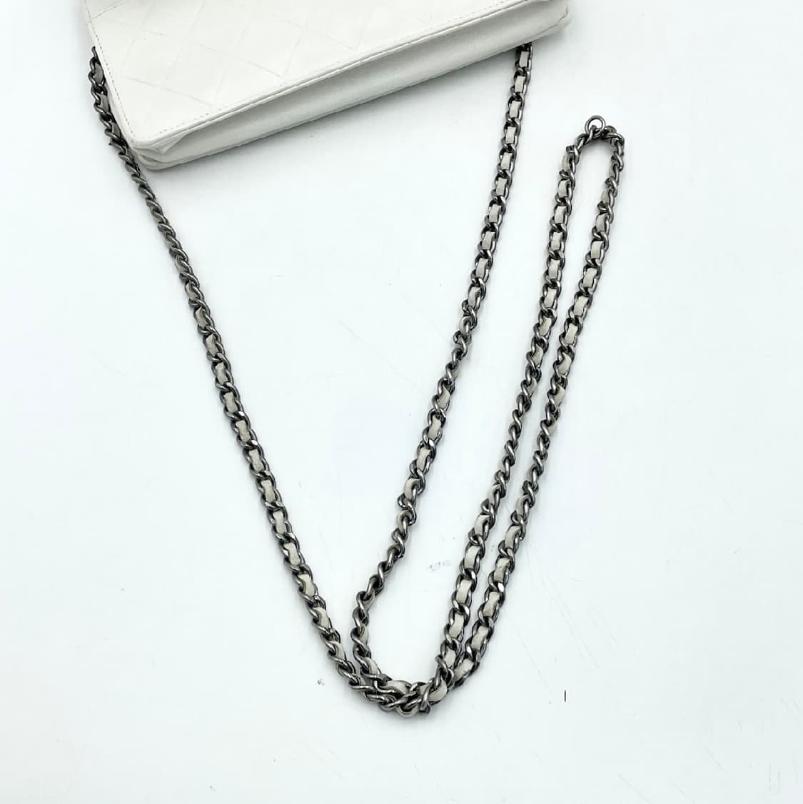 [정품/10번대] 샤넬 WOC 화이트 빈티지 상품이미지7