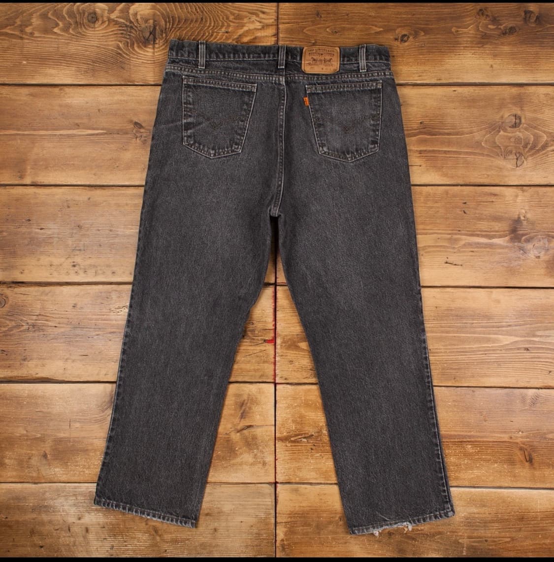 [38x30] 90‘s 리바이스 517 흑청 오렌지탭 상품이미지2