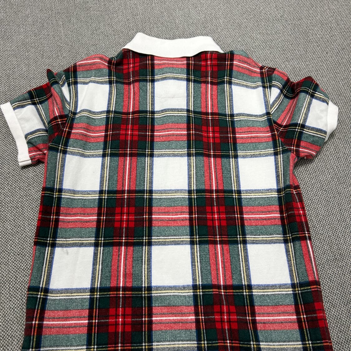폴로 블랙와치 체크 카라티(S) 상품이미지4