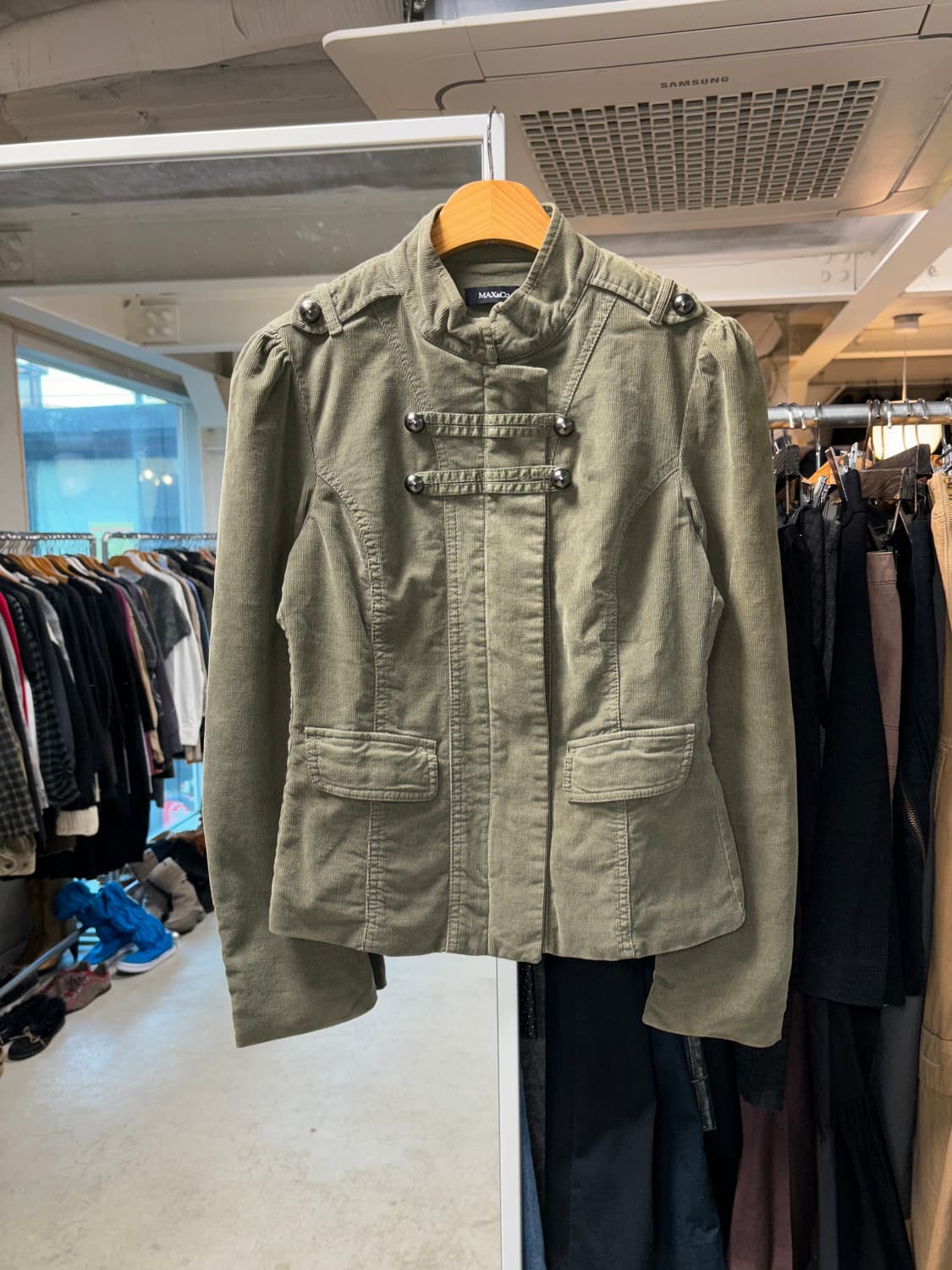 Max&co 코듀로이 나폴레옹 자켓 상품이미지3