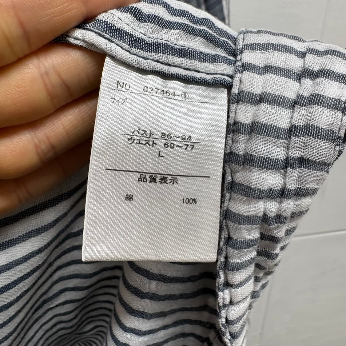 체크 코튼 포켓 러블리 모리걸 블라우스 JPN 상품이미지4