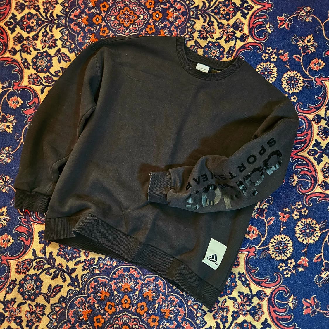 아디다스(Adidas) 라운지 플리스 스웨트 맨투맨 XL size 상품이미지1