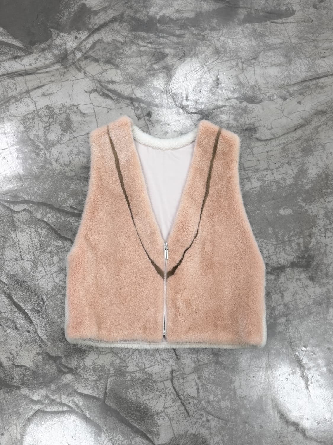 코펜하겐 퍼 플래티넘 밍크 & 시어링 콤비 베스트 상품이미지1