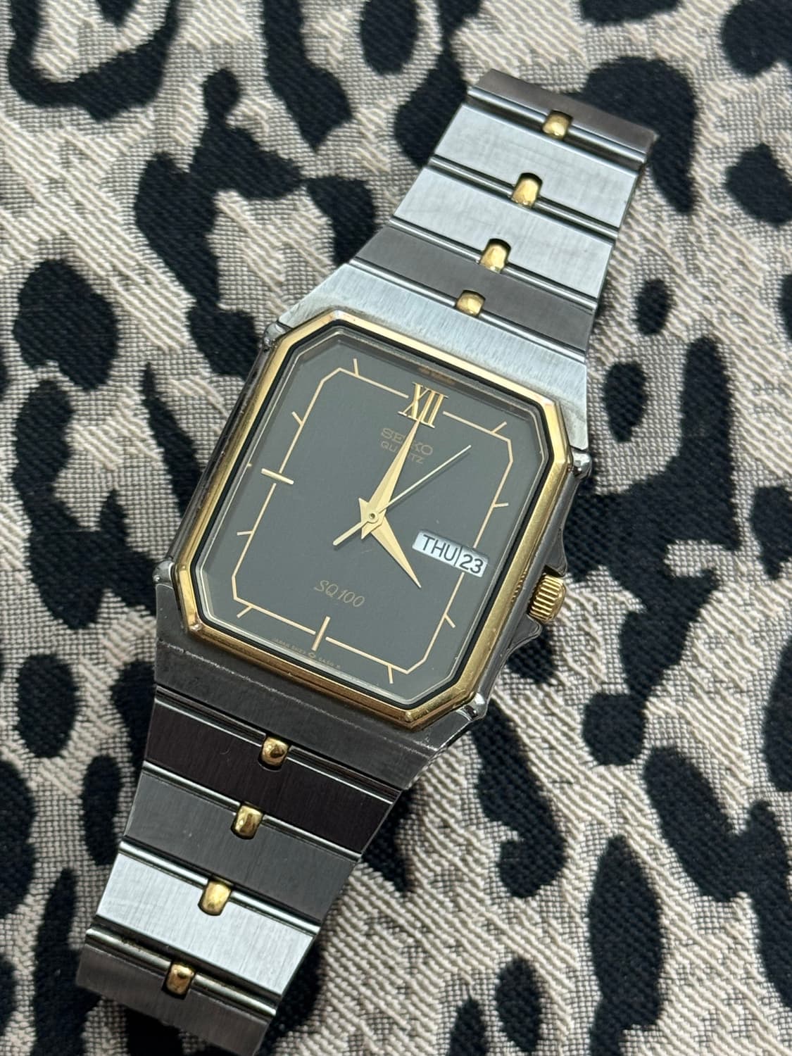 80s 빈티지 세이코 SQ100 스퀘어 초희귀 상품이미지2
