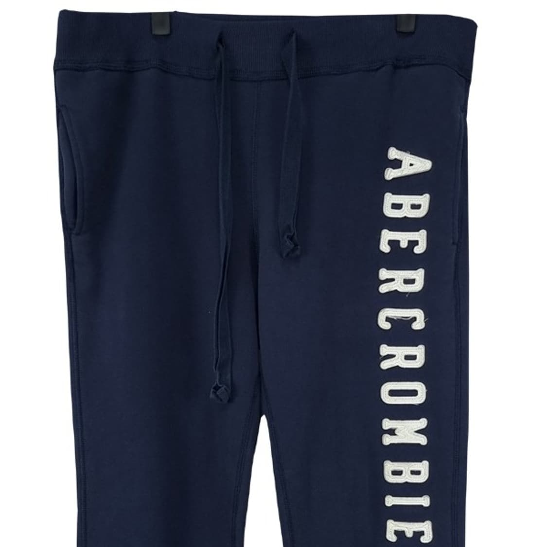 [아베크롬비] Y2K 빈티지 로고 패치 스웻 팬츠 네이비 M20042 상품이미지4
