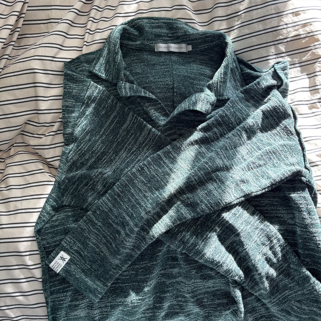 LIFUL MINIMAL GARMENTS 긴팔셔츠(그린, L) 상품이미지3