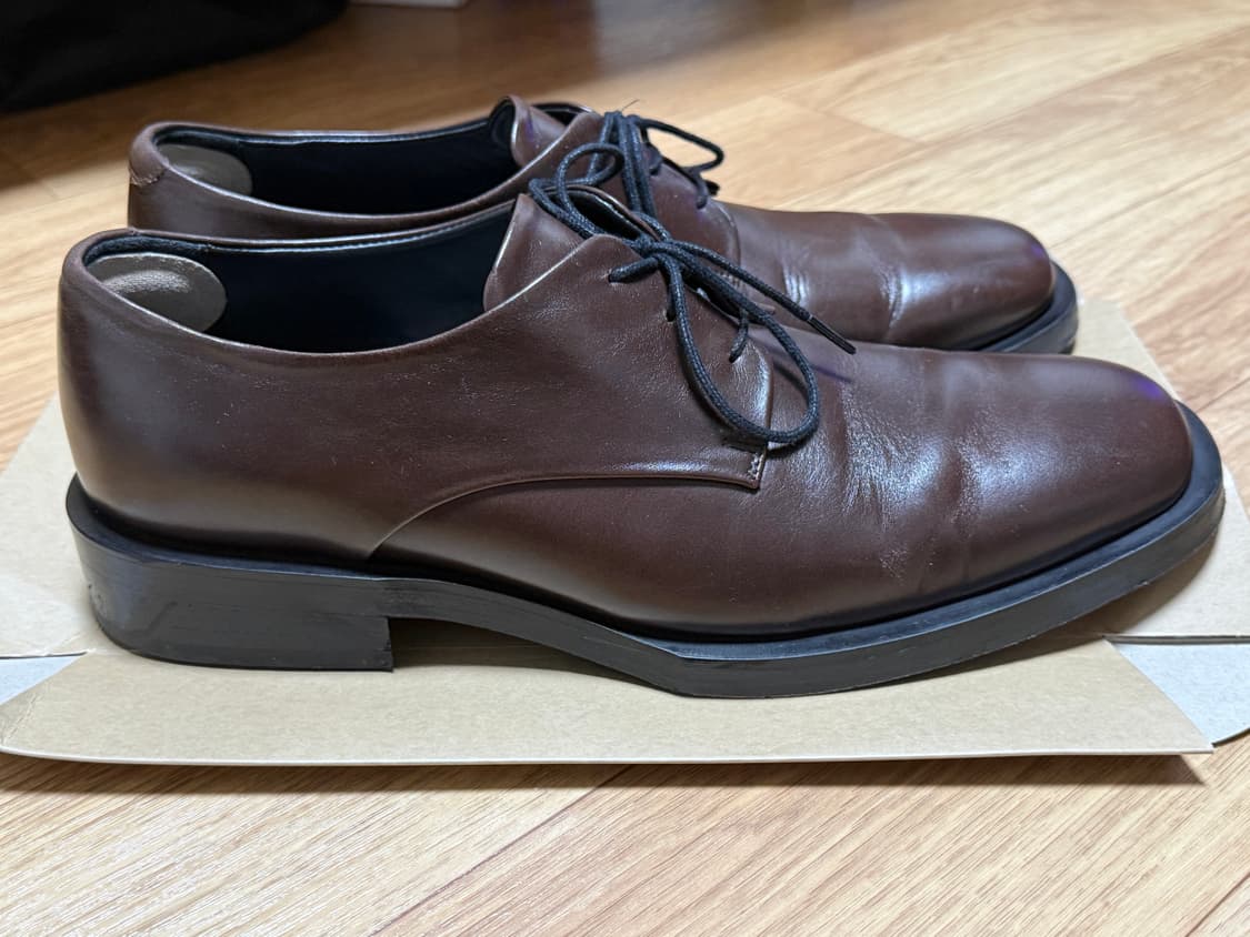 prt 조셉트 세미 스퀘어 더비 브라운 270 카우하이드 상품이미지4