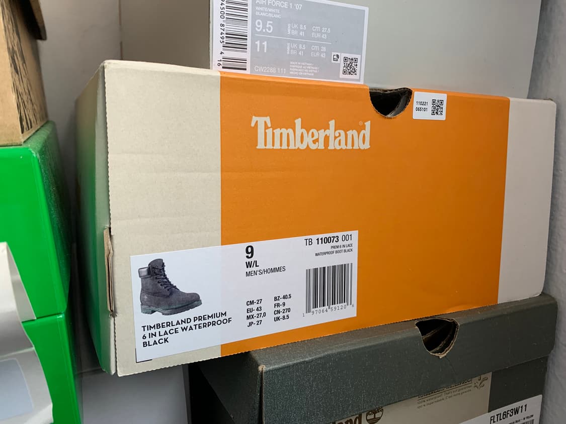 팀버핸드 6인치 245사이즈 판매 상품이미지5