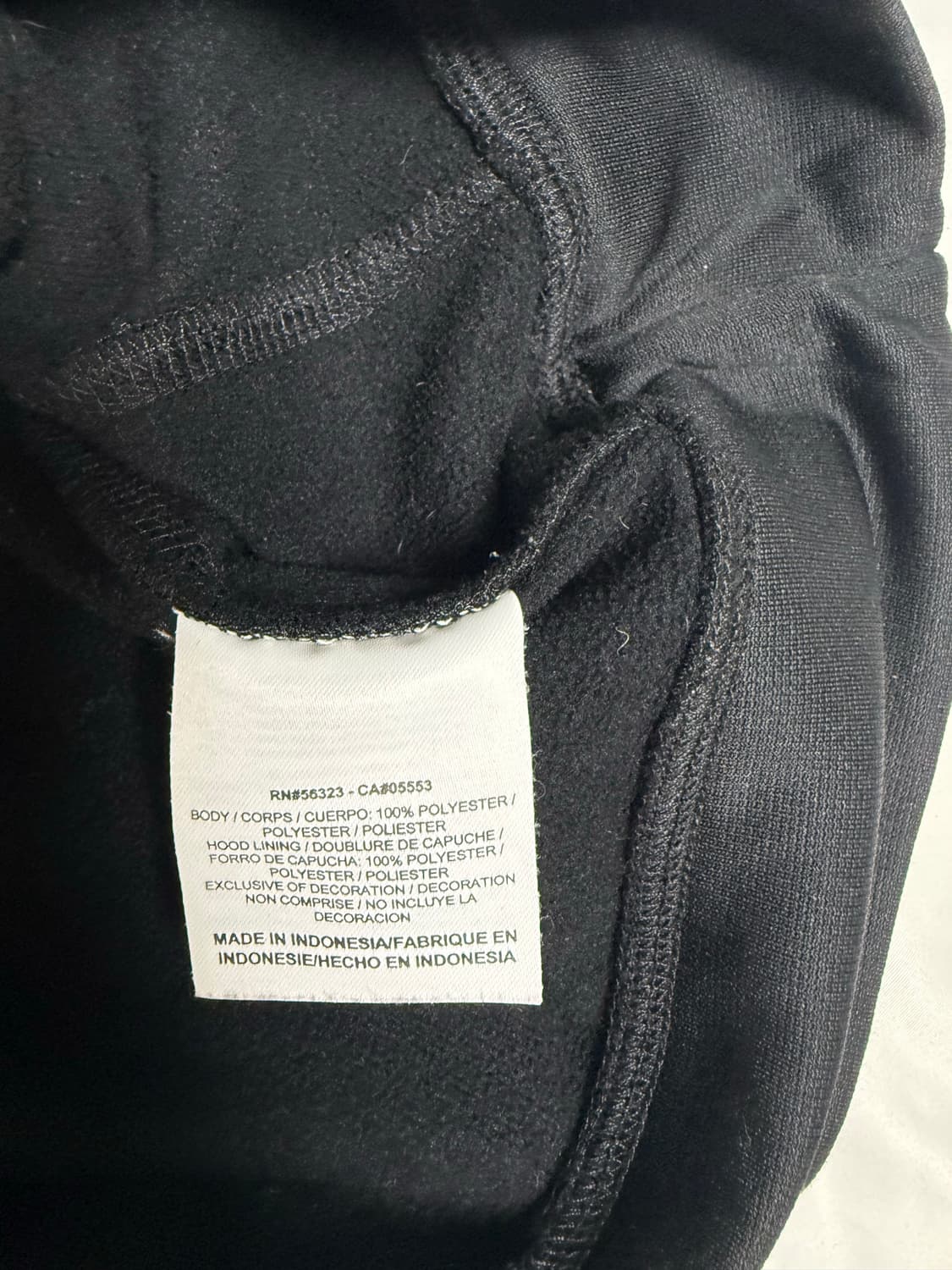 Nike Therma-FIT 블랙 후드티 XL / 남녀공용 오버핏 상품이미지5