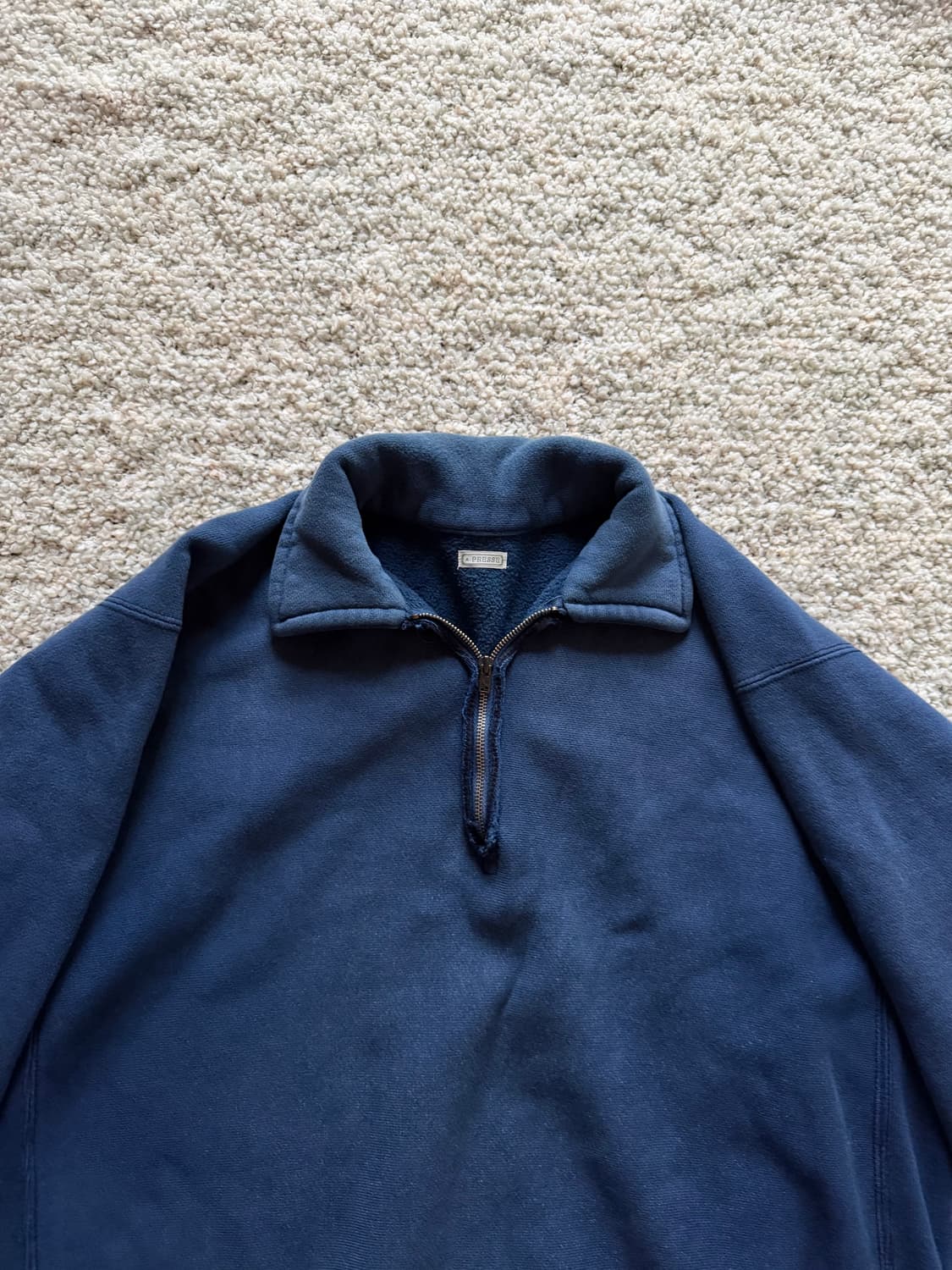 [2] 아프레쎄 하프집업 네이비 상품이미지2