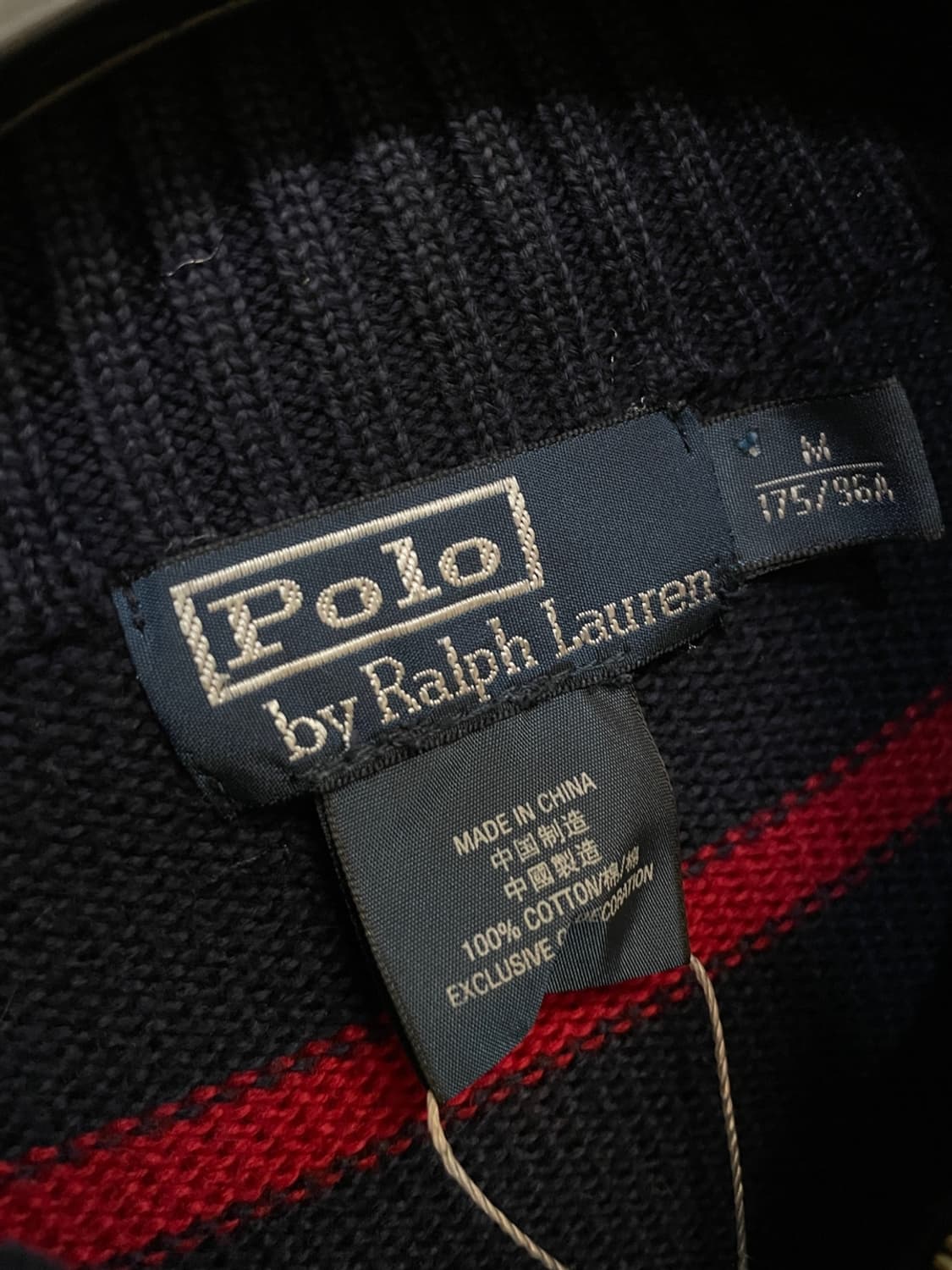 폴로 랄프로렌 스트라이프 반집업 니트  상품이미지5