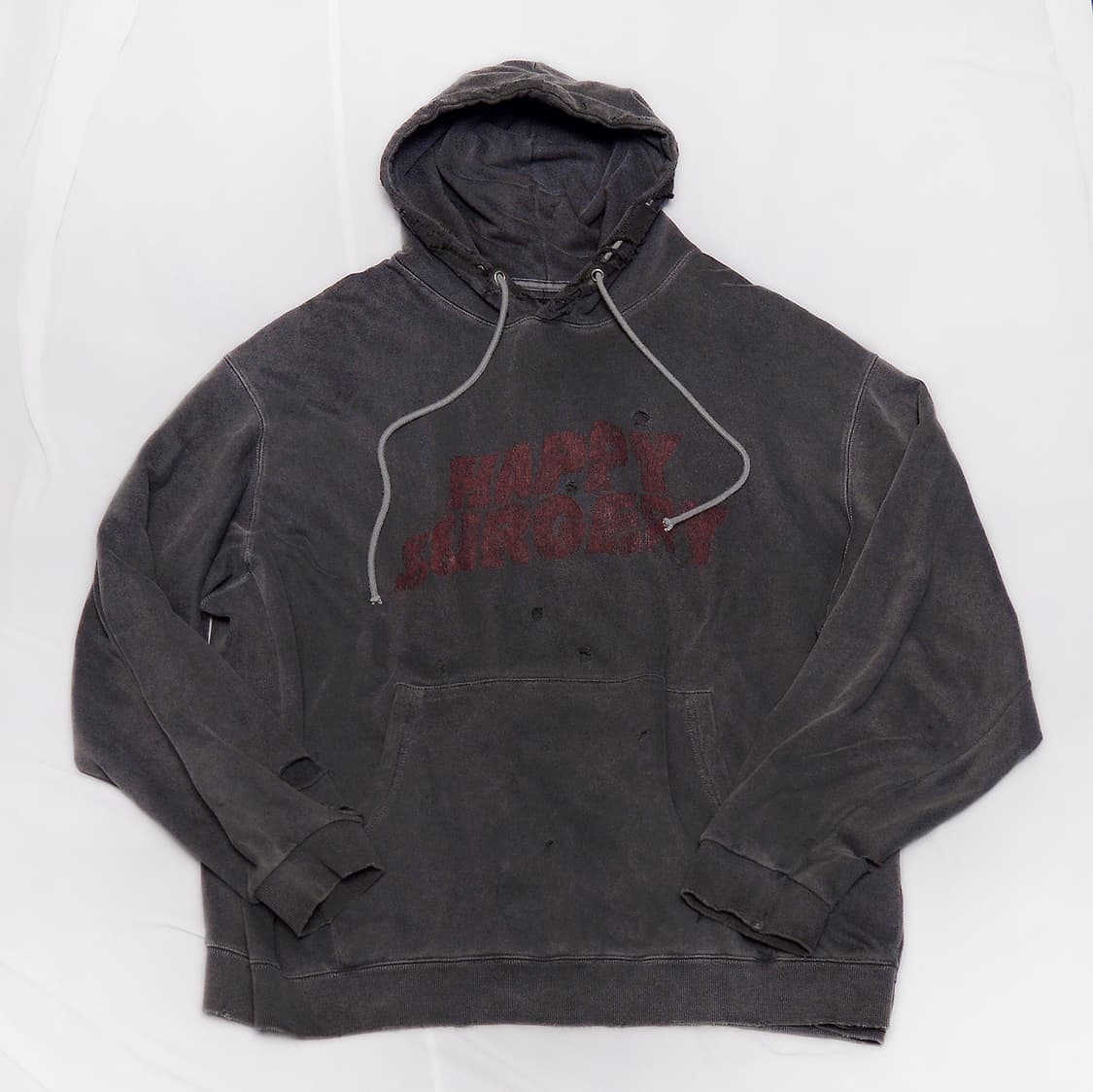 써저리 x 해피피플 락 피그먼트 오버핏 후디 (105~110+) 상품이미지3