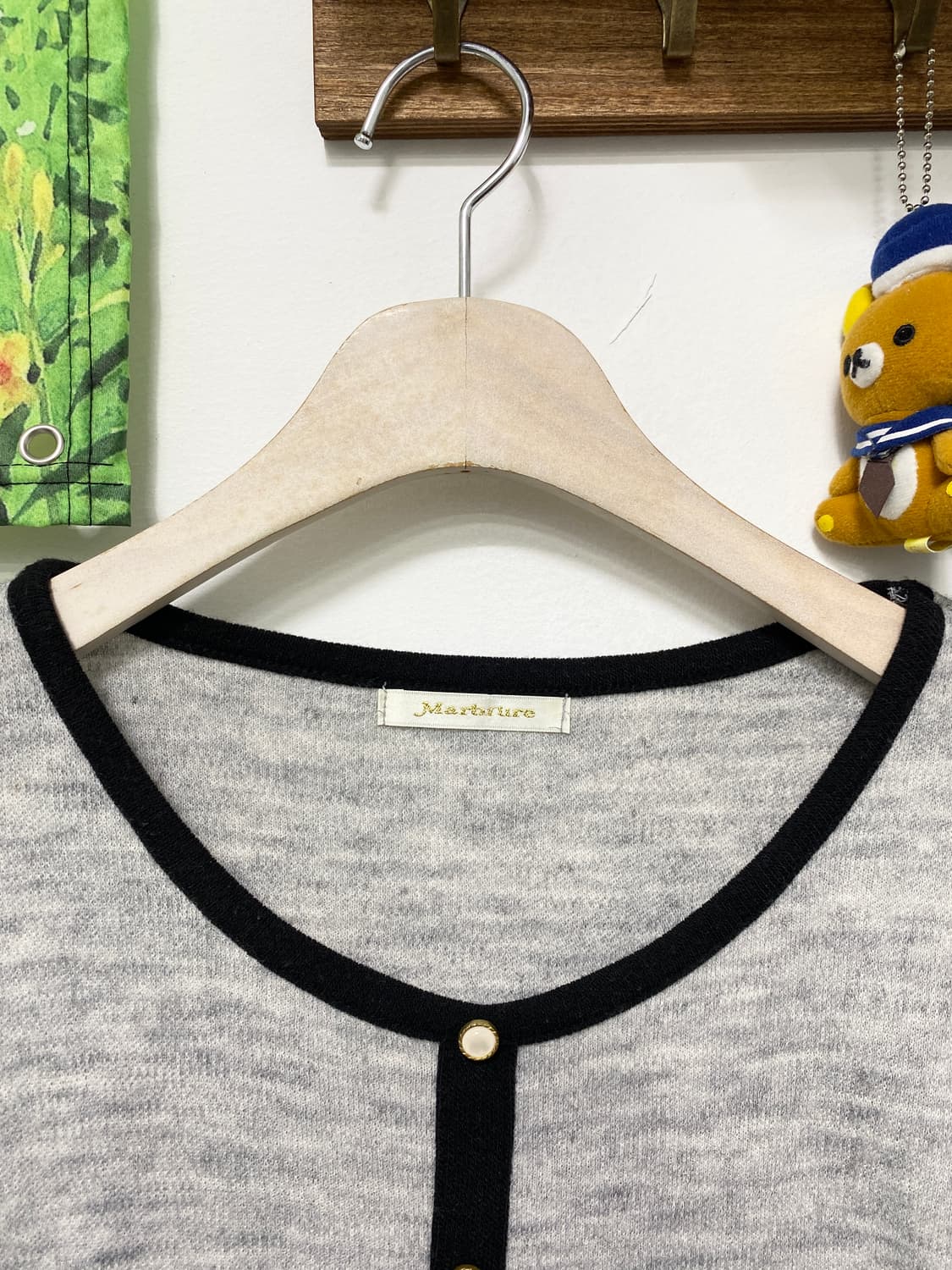 ꒰ঌ 사와코 무채색 케이프 세트 ໒꒱ 상품이미지4