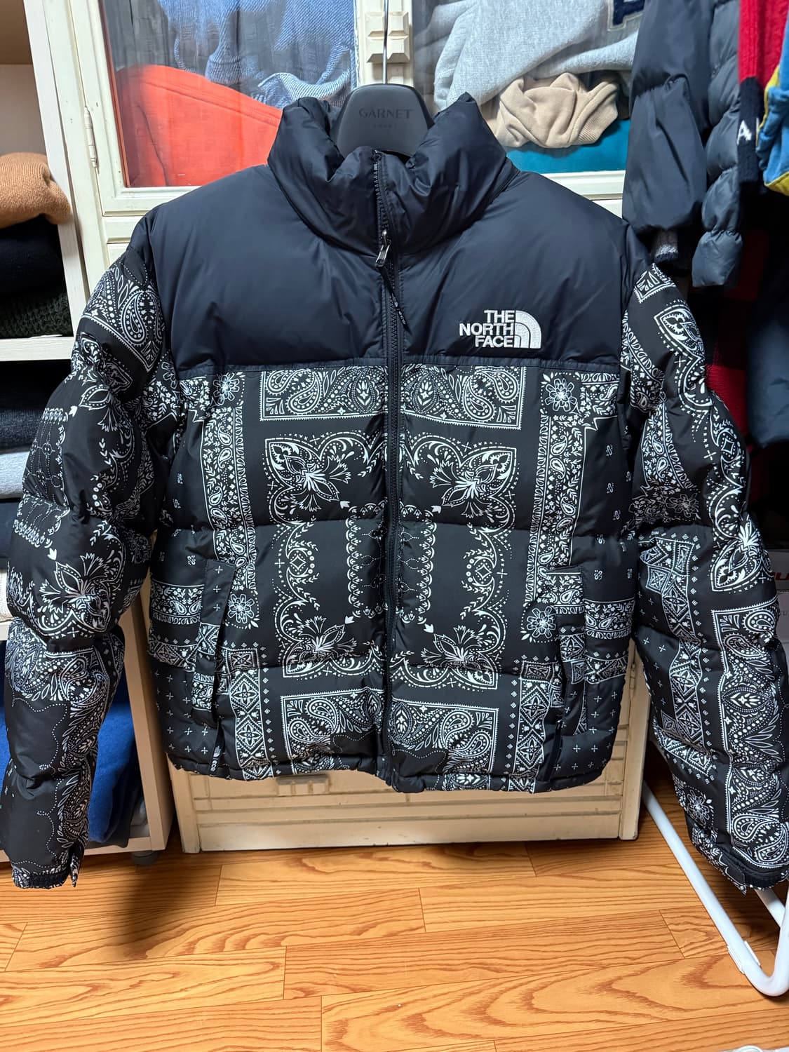 노스페이스 눕시 반다나 블랙 L (새제품 수준) 상품이미지1