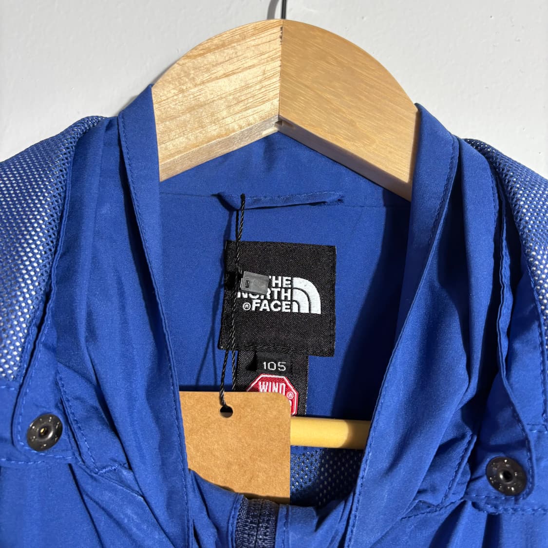 노스페이스 기능성  블루 후드 바람막이 자켓 (무료배송) 상품이미지3
