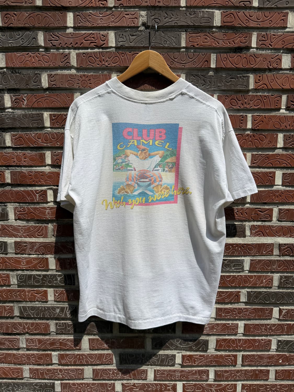 Camel 90s 카멜 클럽 맴버스 프로모 빈티지 포켓 티셔츠 상품이미지1