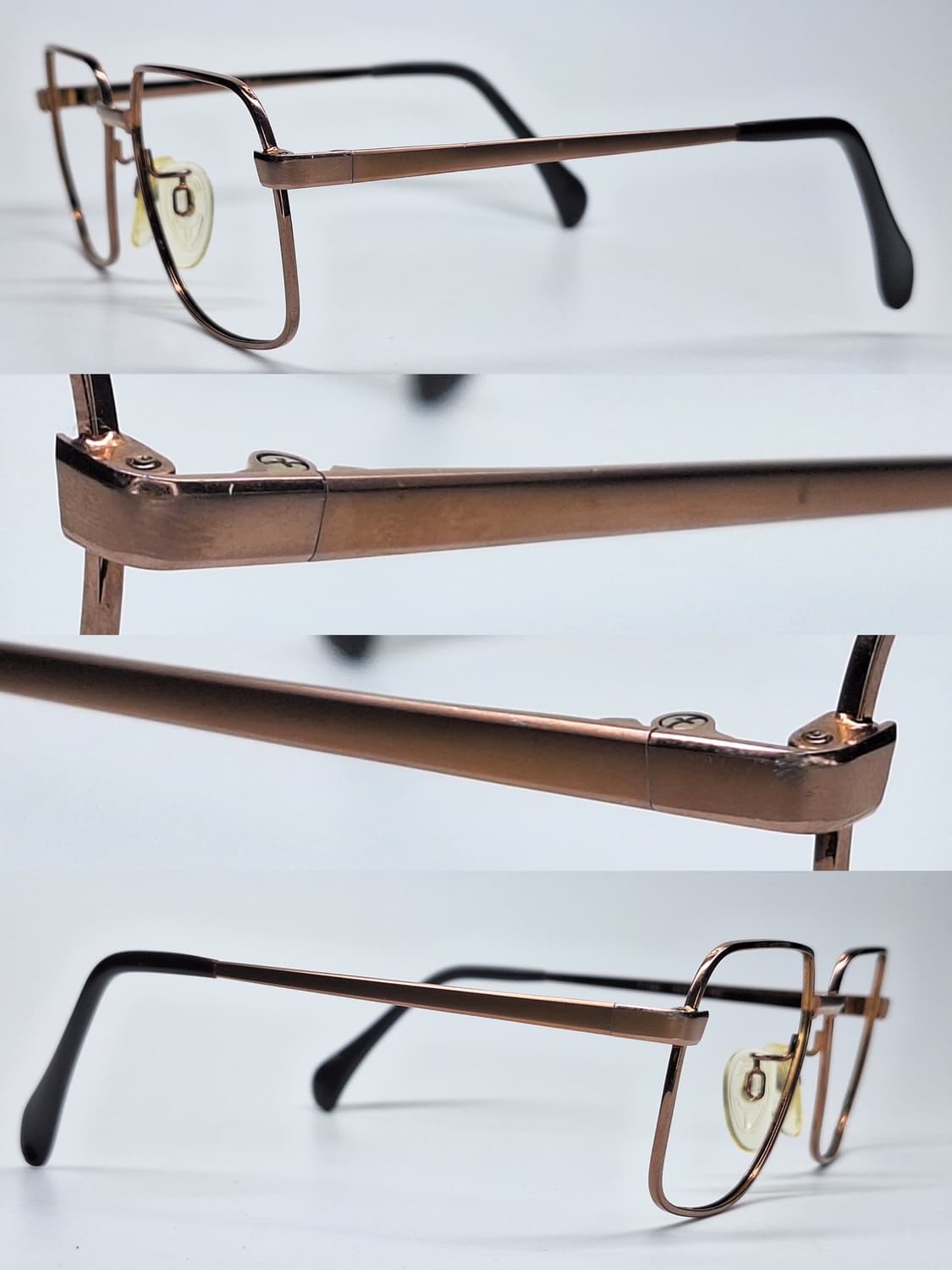 일본제 순수 티타늄 골드 안경테/마루망 TITANOS T-734 빈티지 상품이미지6