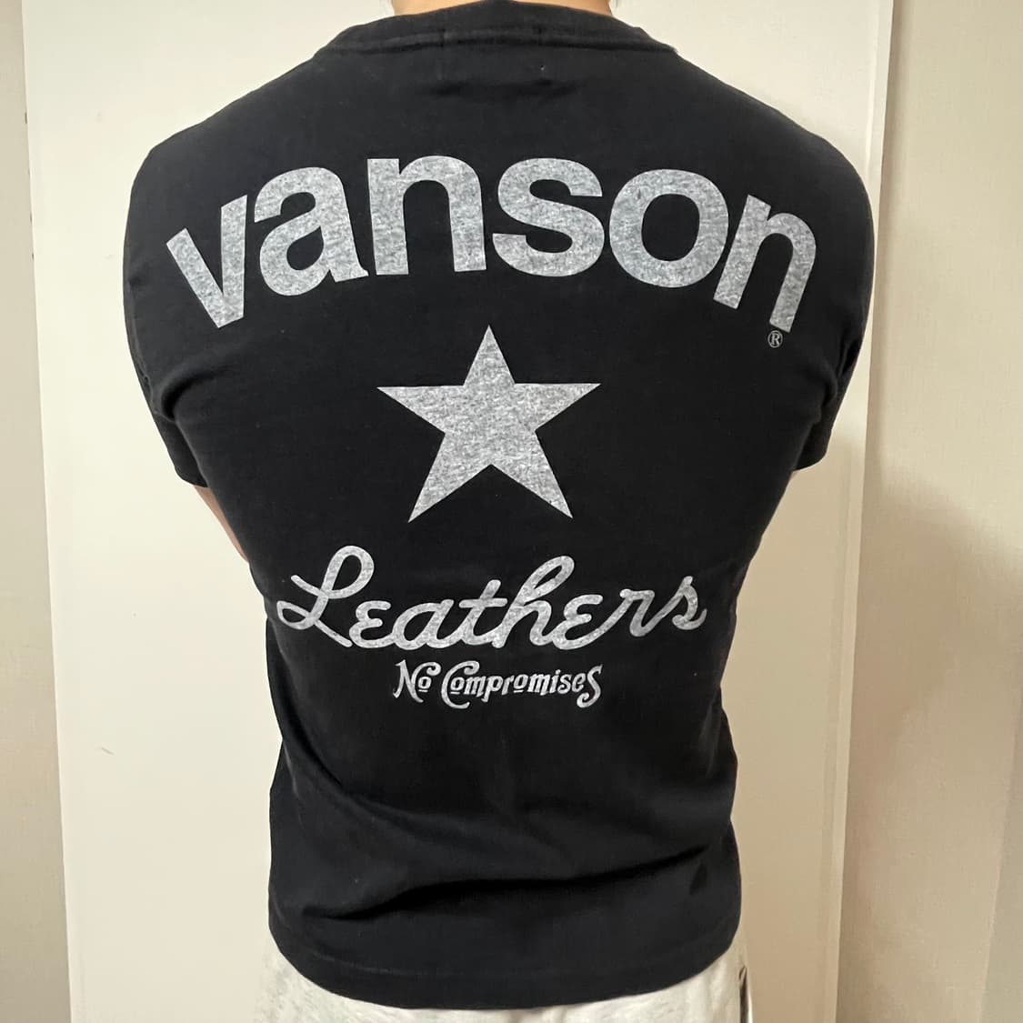VANSON BLACK STAR SHORT SLEEVE 상품이미지2