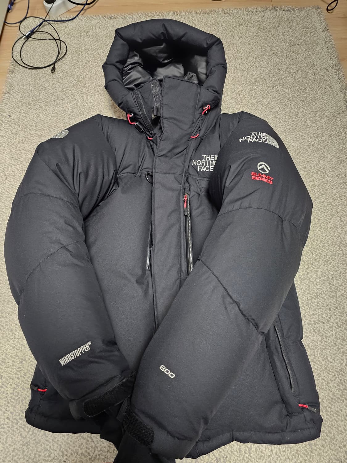 노스페이스 히말라야 패딩 블랙, 노스페이스 히말라야 구형 , 히말라야1 상품이미지3