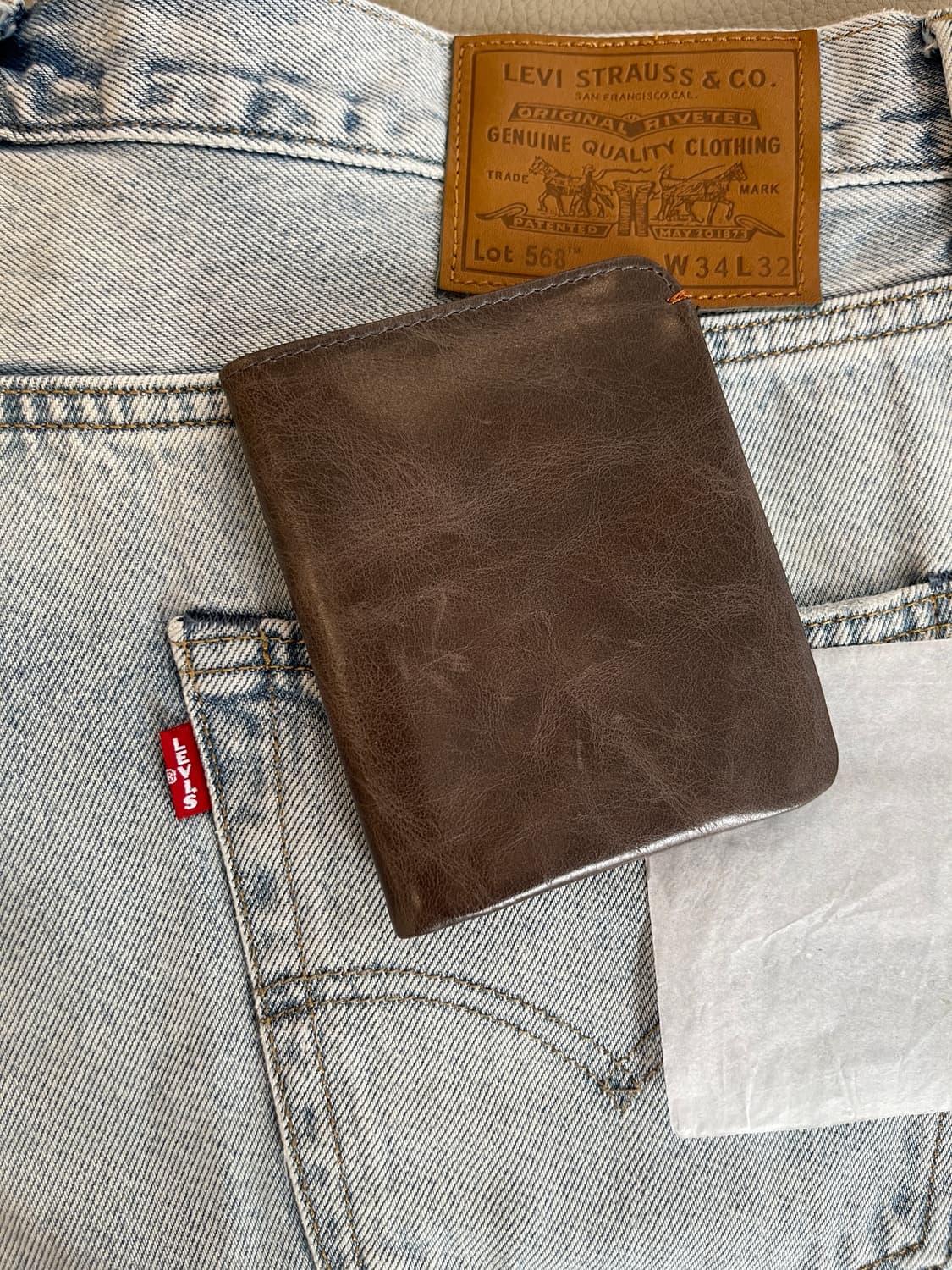 오일 풀업 가죽지갑  상품이미지7