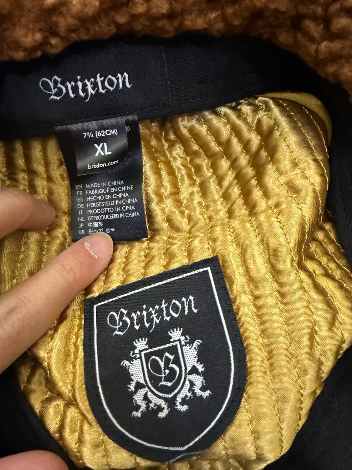 브릭스톤 브루드 코드uroy 이어플랩 뉴스보이 캡 상품이미지4