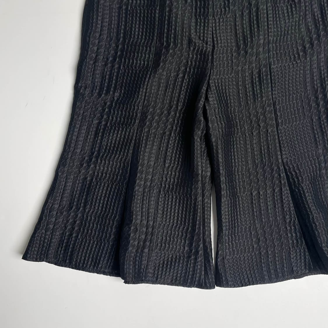 Giorgio armani 울실크 블렌드 하운드투스 체크 팬츠 상품이미지4