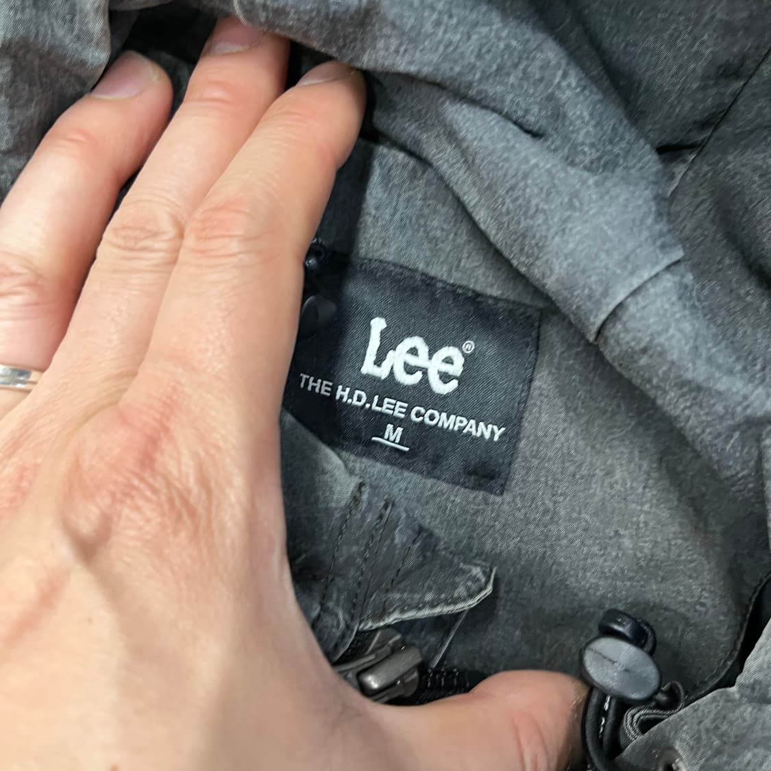  lee 워시드 바람막이 자켓 상품이미지4