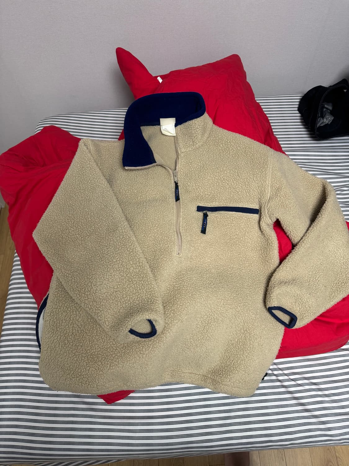 90년도 엘엘빈 풀오버 플리스 후리스 (칸예 착용) 상품이미지1