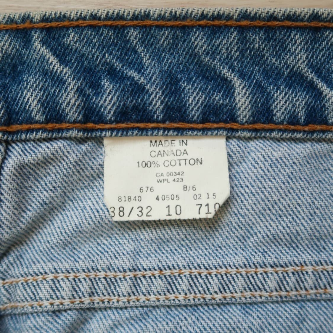 빈티지 리바이스 505 오렌지 블랭크 탭 상품이미지8