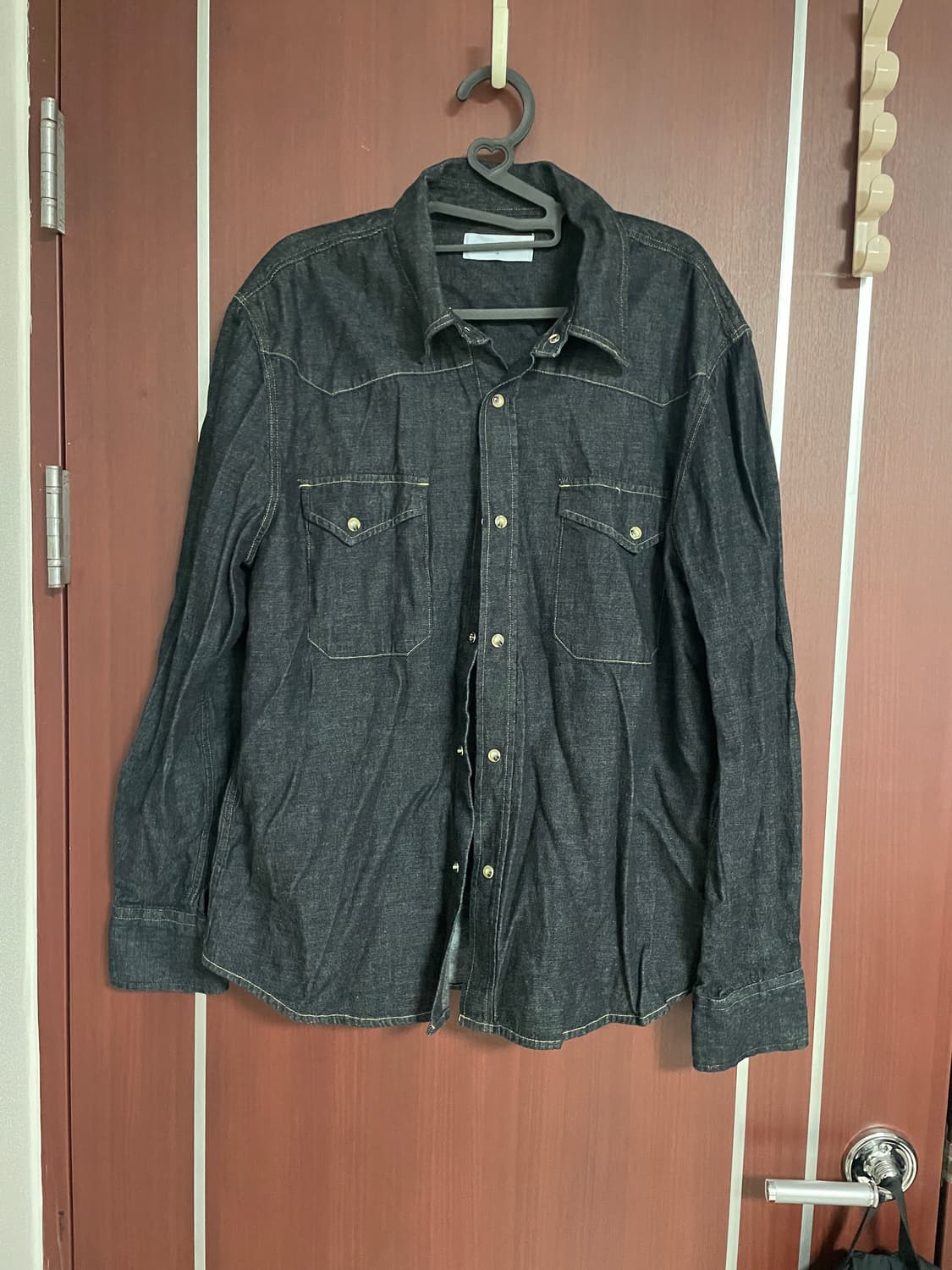 LMOOD 데님 셔츠 46사이즈 상품이미지1