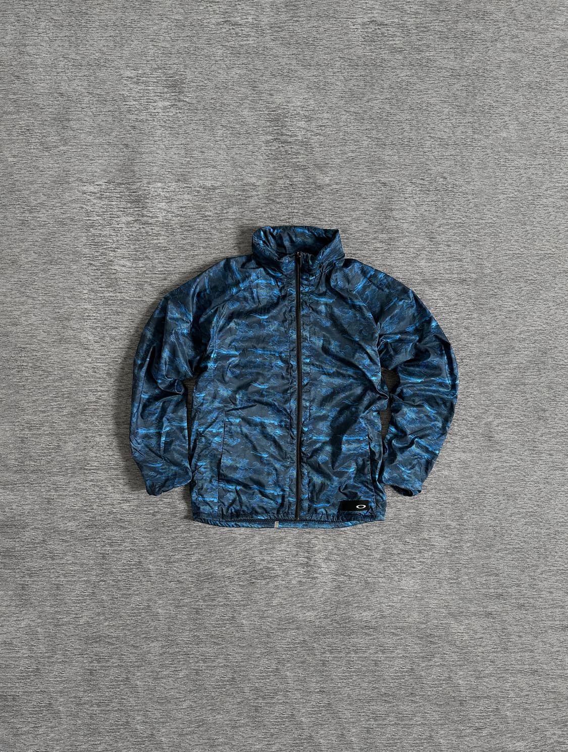 oakley 블루 카모 윈드브레이커 상품이미지1