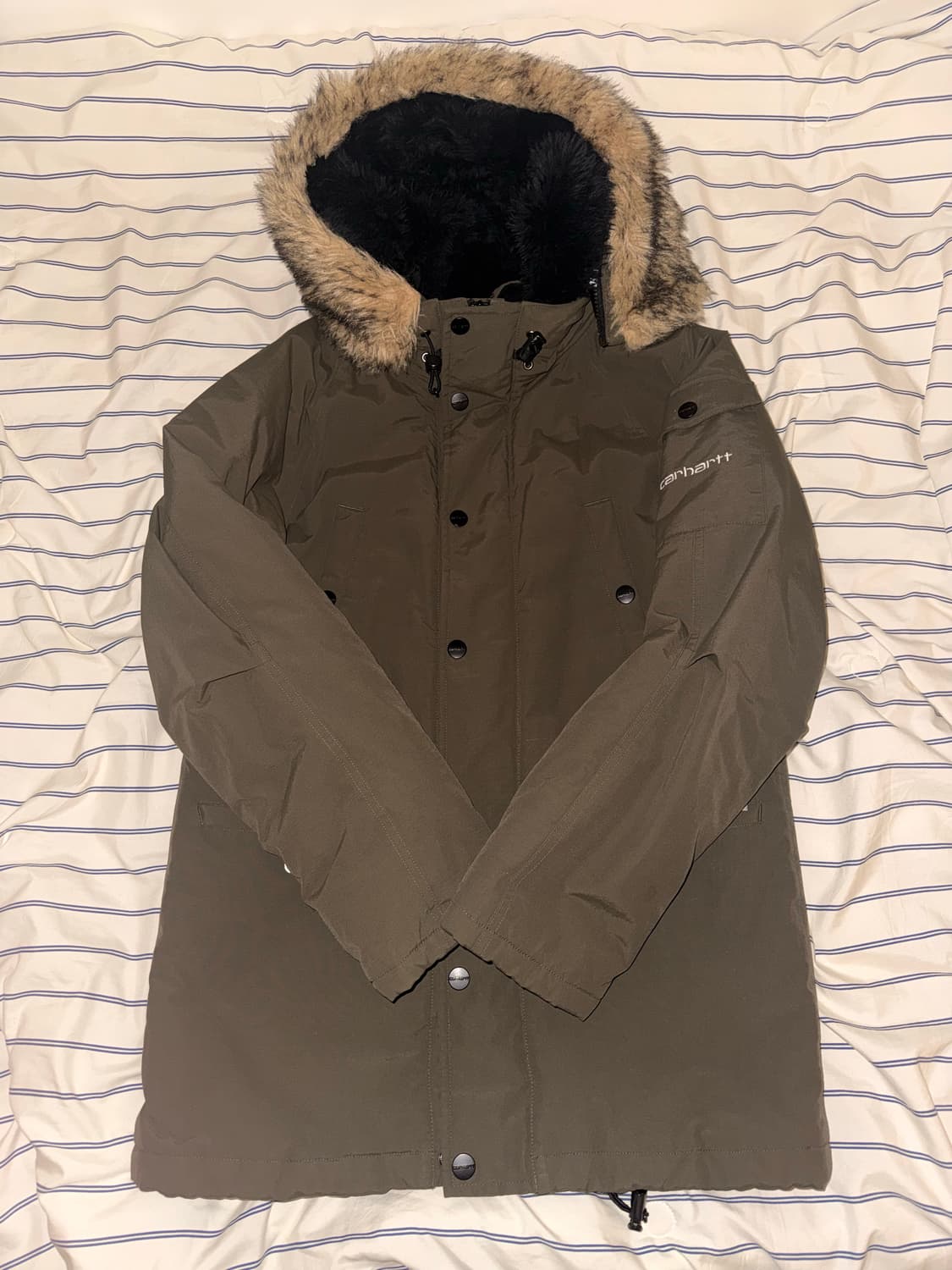 칼하트 카키 앵커리지 패딩 XS 상품이미지3