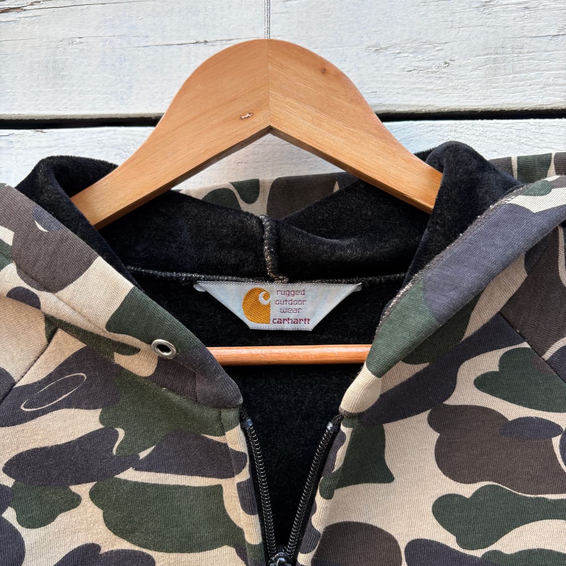 Carhartt 칼하트 카모 후드집업 상품이미지3