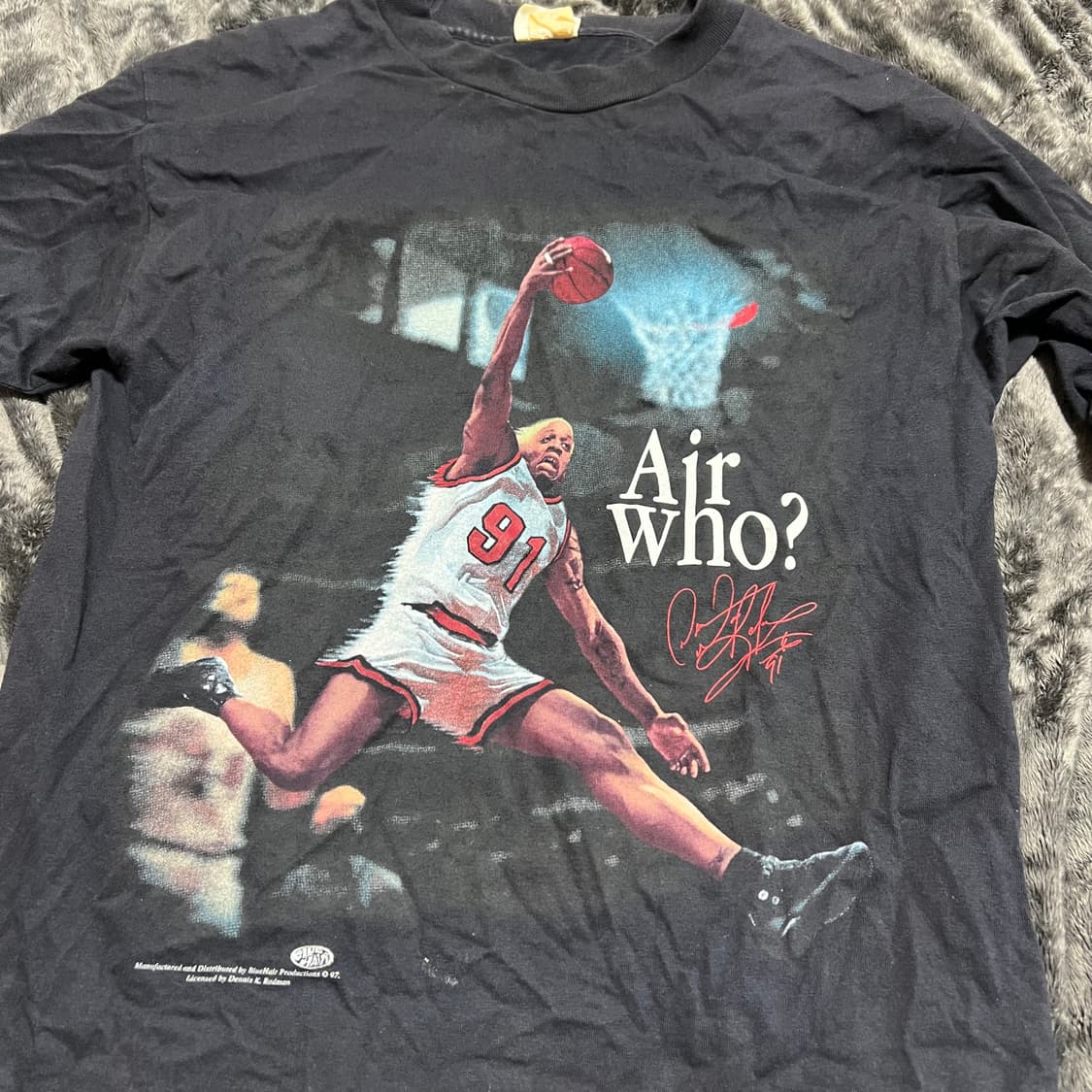 1997 데니스로드맨 og  Air who 티셔츠 m 상품이미지2