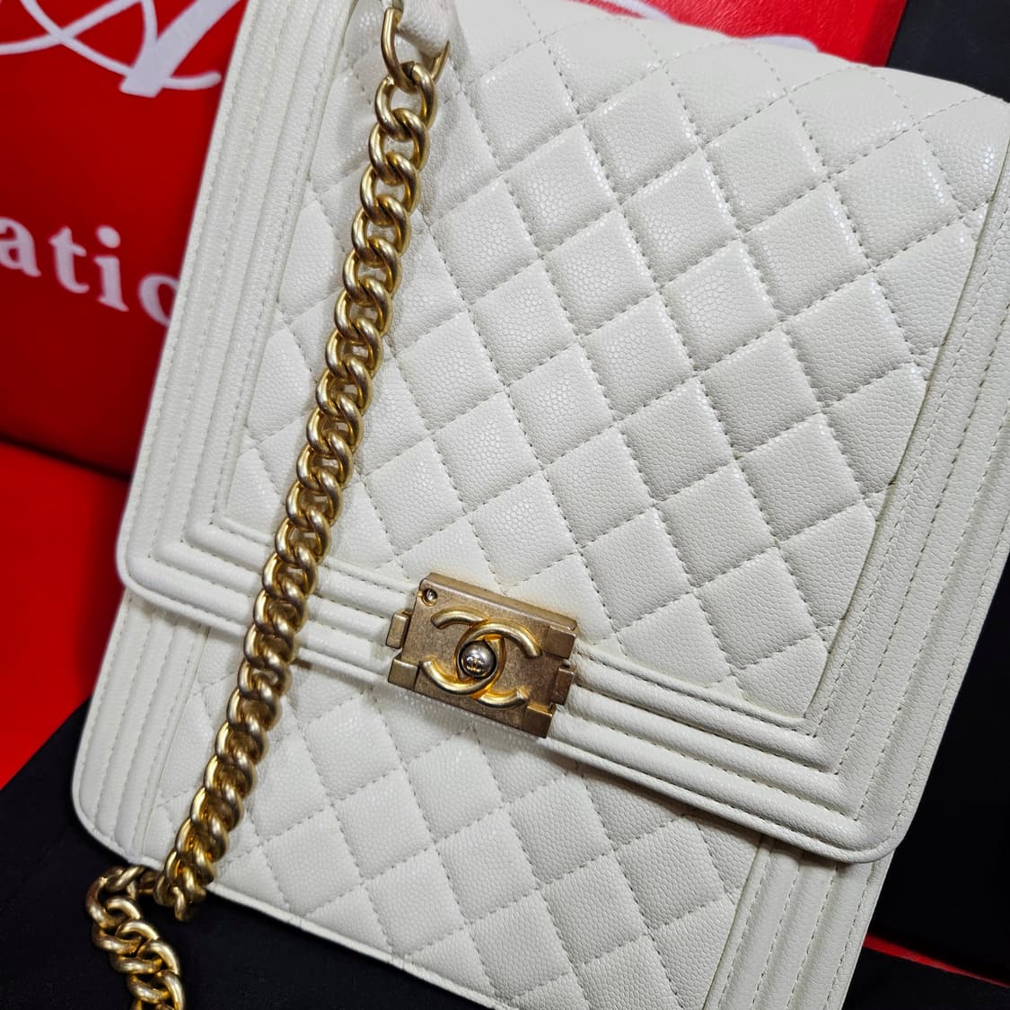 샤넬(CHANEL) 캐비어 보이 플랩백  상품이미지2