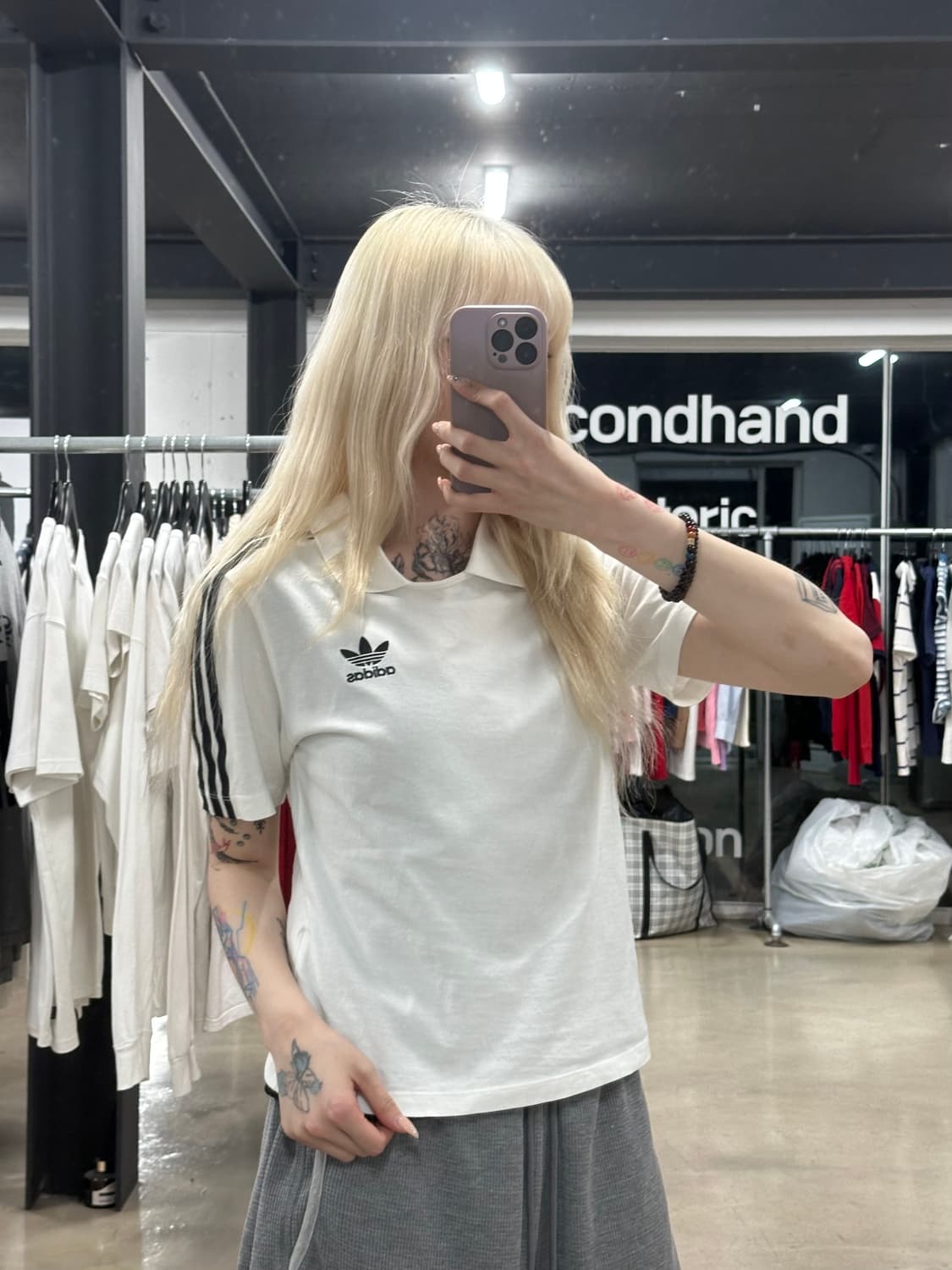 아디다스 카라 폴로티 반팔 화이트  상품이미지1