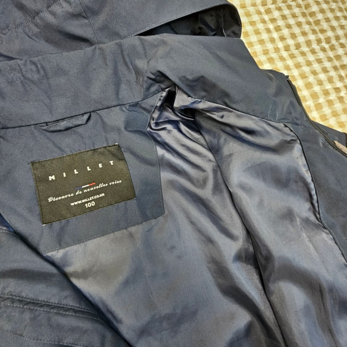 밀레 오버핏 바람막이 자켓 남자100 상품이미지6