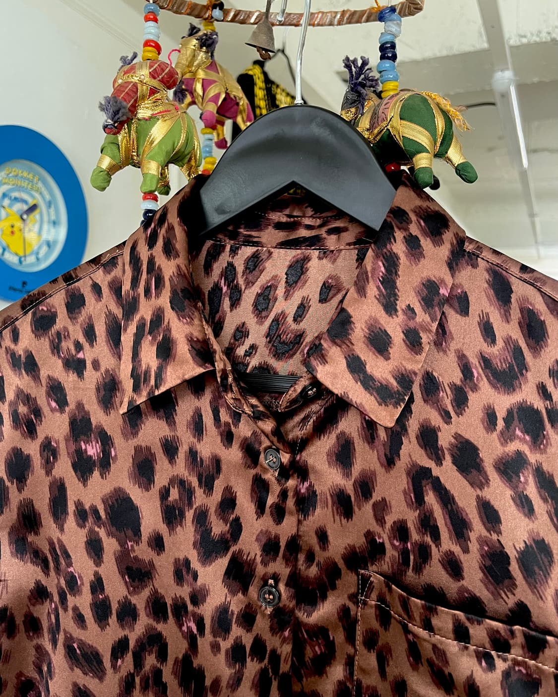 Japanese Vintage Leopard Pattern Shirt 상품이미지4