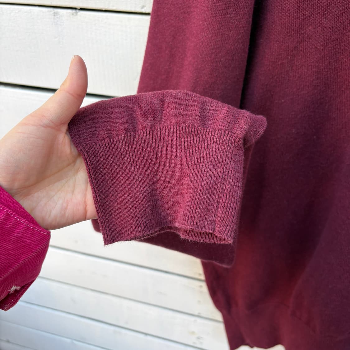 Polo 폴로 피마코튼 브이넥 니트 상품이미지5