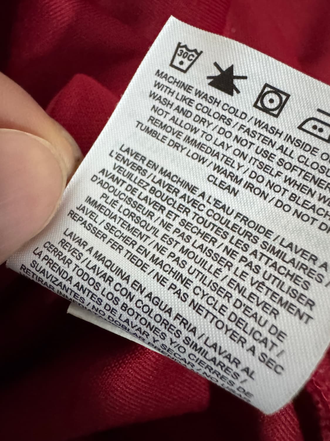 나이키 에어 컬러블록 집업 져지 레드 상품이미지5