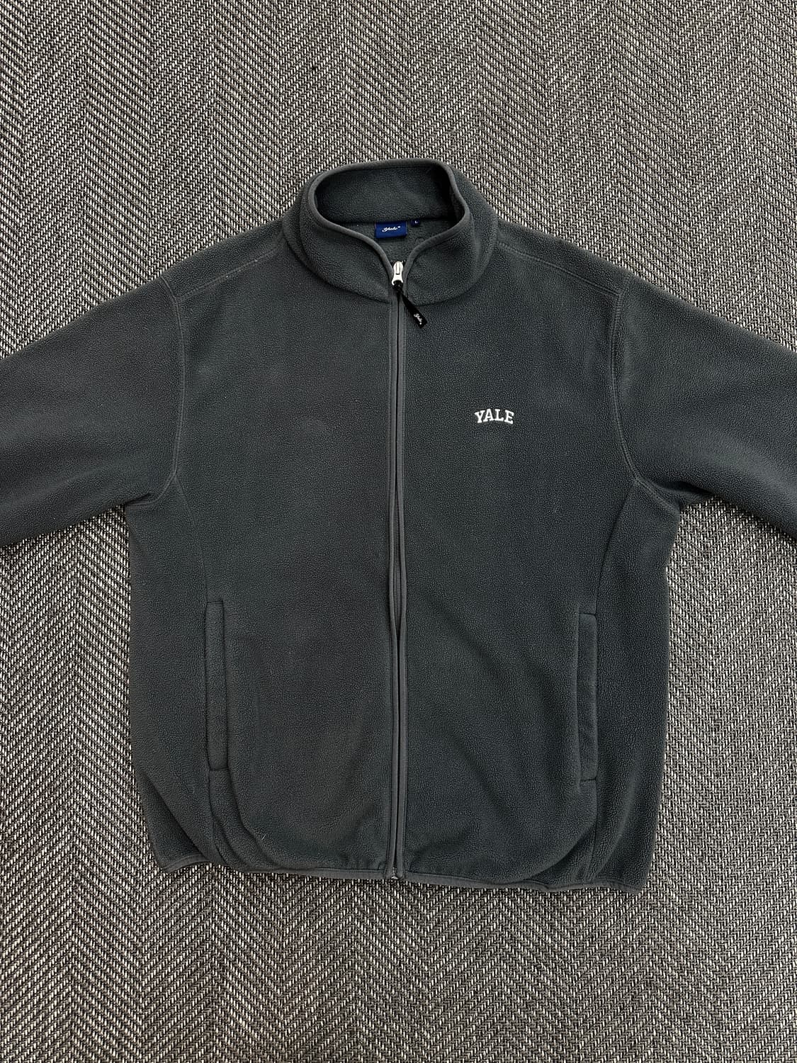 예일 후리스 집업 챠콜그레이 상품이미지2